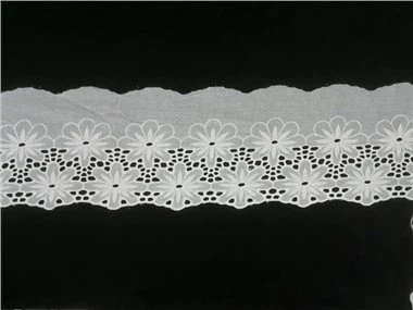 Lõika välja tikitud pitsilõik